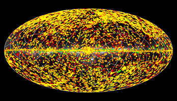 HIFI, PACS and SPIRE all-sky coverage map