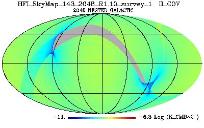 HFI_SkyMap_143_2048_R1.10_survey_1_II_COV