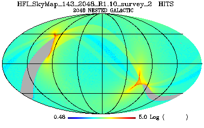 HFI_SkyMap_143_2048_R1.10_survey_2_HITS