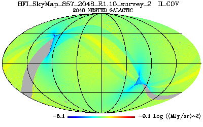 HFI_SkyMap_857_2048_R1.10_survey_2_II_COV
