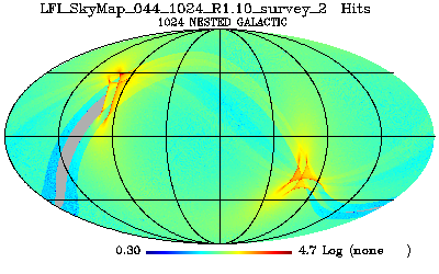 LFI_SkyMap_044_1024_R1.10_survey_2_Hits