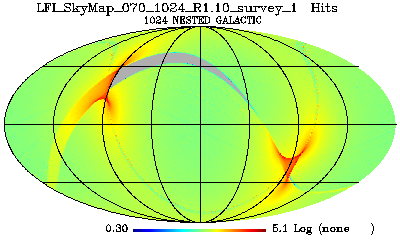 LFI_SkyMap_070_1024_R1.10_survey_1_Hits