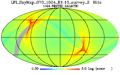 LFI_SkyMap_070_1024_R1.10_survey_2_Hits