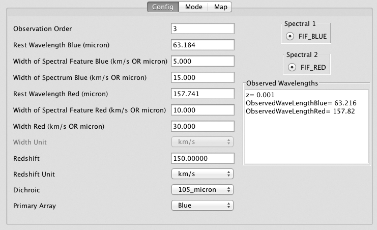 Config panel screenshot