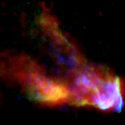 Three-color image of the Ghost Nebula