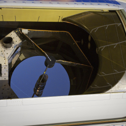 SOFIA's primary mirror during FORCAST testing