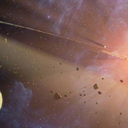 Artist’s conception of Epsilon Eridani debris disk