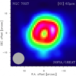 Map of planetary nebula NGC 7027