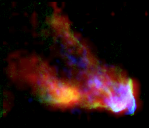 Three-color image of the Ghost Nebula