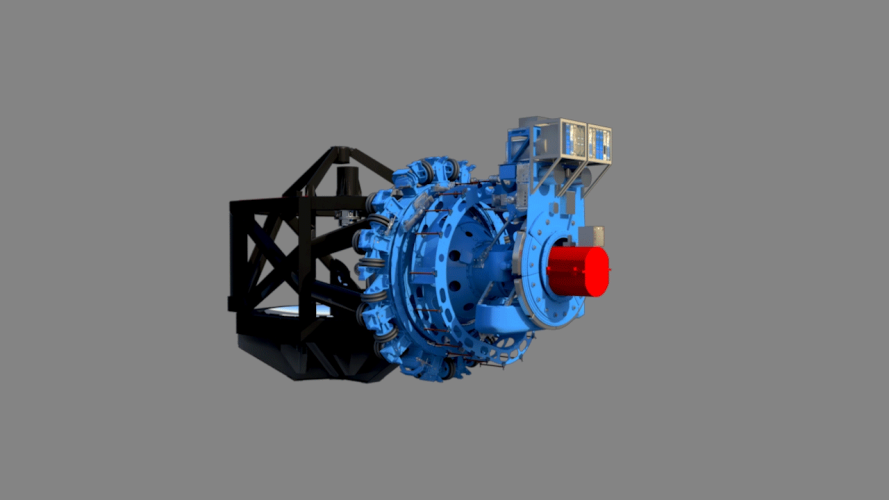 Illustration of SOFIA's telescope assembly with a science instrument installed.