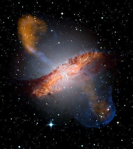 Composite image of Centaurus A