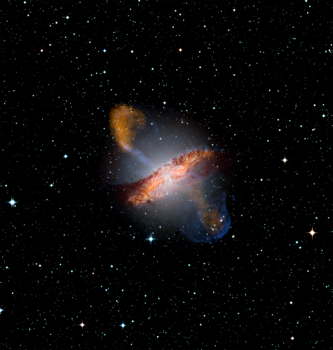 Composite image of Centaurus A